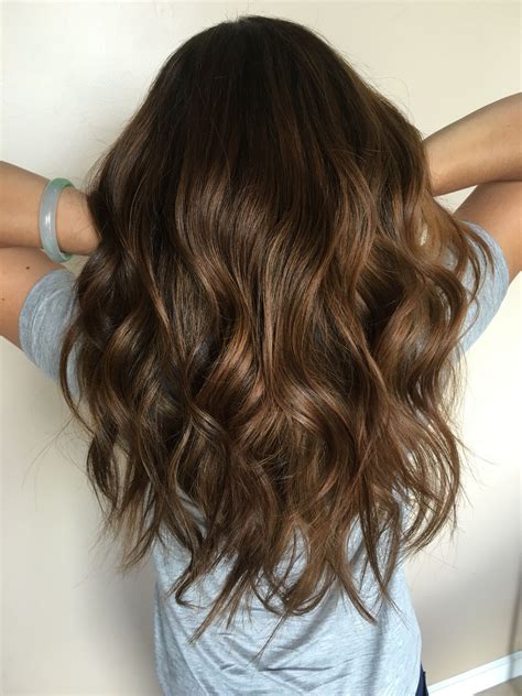 balayage with caramel